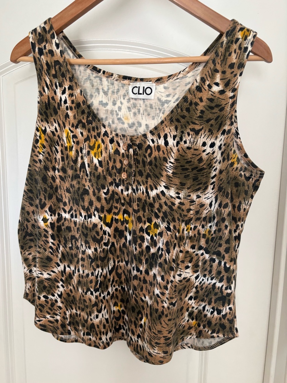 Clio VINTAGE Animal Print Tank and Skirt Set - Picture 2 of 10